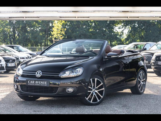 Occasion VOLKSWAGEN Golf Cabriolet 1.4 TSI 160 Xénon Gps CarPlay HiFi Dynaudio Garantie 6 mois 2013 Noir Intense / Capote Noire 15 990 € à Sélestat