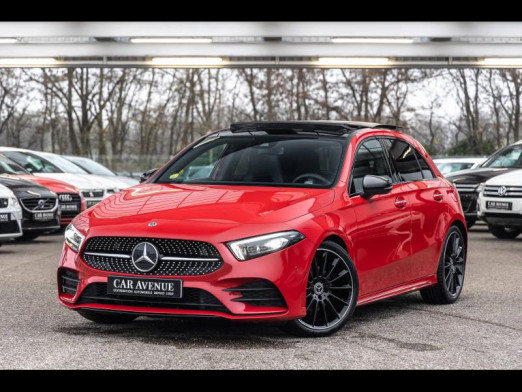 Occasion MERCEDES-BENZ Classe A 180 d BVA AMG Line Toit Ouvrant Pack Premium Plus Garantie 12 Mois 2019 Rouge jupiter 28 990 € à Sélestat