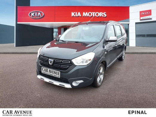 Occasion DACIA Lodgy Blue dCi 115 Stepway 7 places Régulateur et limiteur de vitesse Caméra de recul Gps Vitres ele 2020 Gris Highland 16 489 € à Épinal