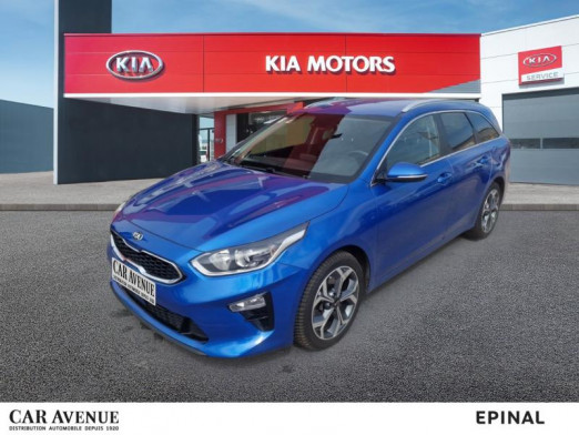 Occasion KIA Ceed SW 140 Edition Boite Auto Gps Cam de recul Garantie 11/2025 2018 Bleu Fusion métallisé 21 590 € à Épinal