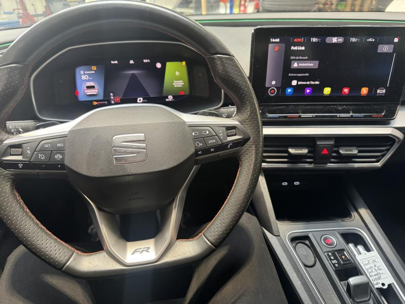 Used SEAT Leon FR-AUTO-GPS-CAMERA 2021 BLACK € 19990 in Wavre