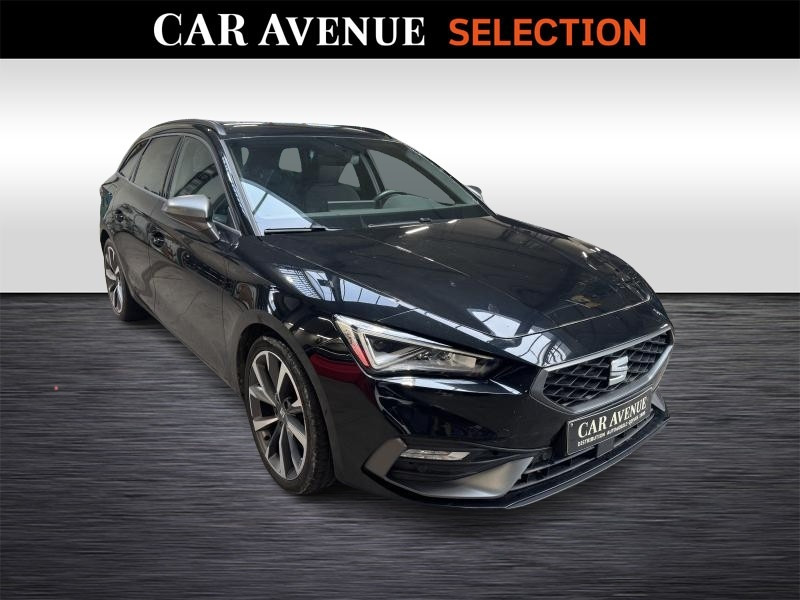 Used SEAT Leon FR-AUTO-GPS-CAMERA 2021 BLACK € 19990 in Wavre
