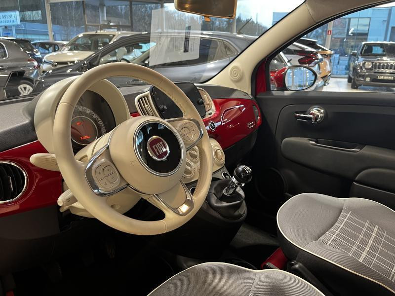 Occasion FIAT 500 - Lounge - Toit pano 1.2i 2020 RED 8990 € à Wavre