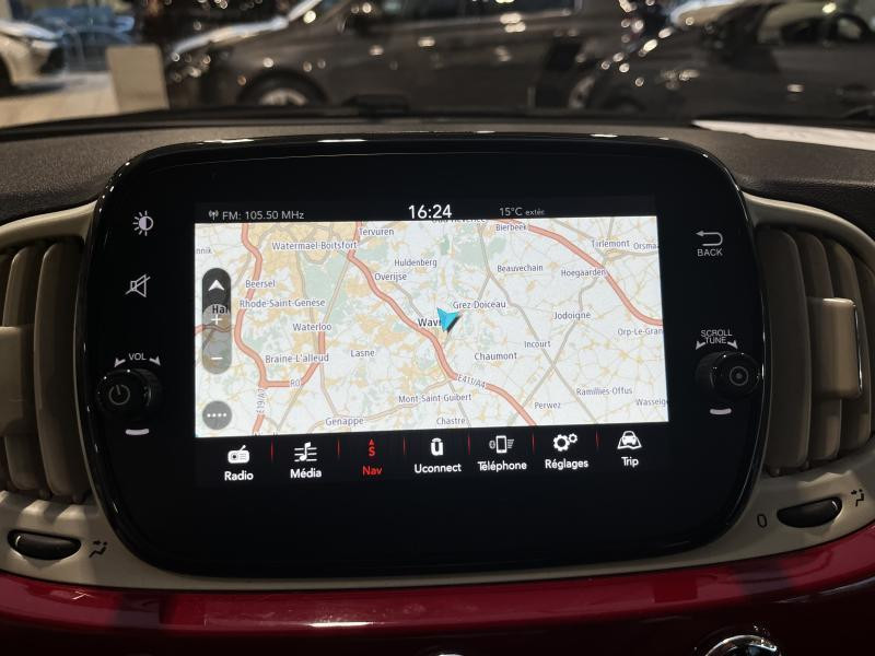 Occasion FIAT 500 - Lounge - Toit pano 1.2i 2020 RED 8990 € à Wavre