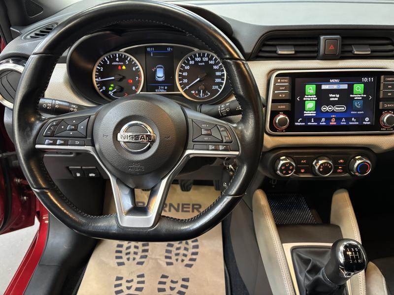 Used NISSAN Micra 1.0 L  IG-T 100 5MT N-CONNECTA + CONNECT PA 2020 RED € 9990 in Seraing