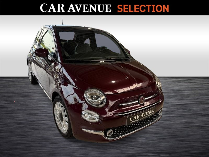 Occasion FIAT 500 Lounge - TOIT PANO 1.2i 2020 BURGUNDY 11990 € à Wavre