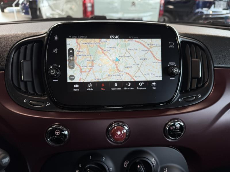 Occasion FIAT 500 Lounge - TOIT PANO 1.2i 2020 BURGUNDY 11990 € à Wavre