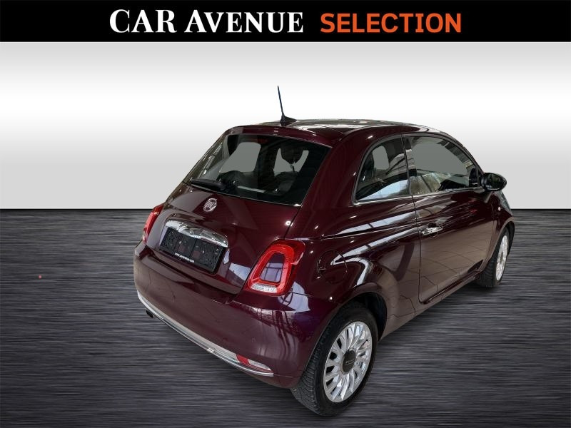 Occasion FIAT 500 Lounge - TOIT PANO 1.2i 2020 BURGUNDY 11990 € à Wavre