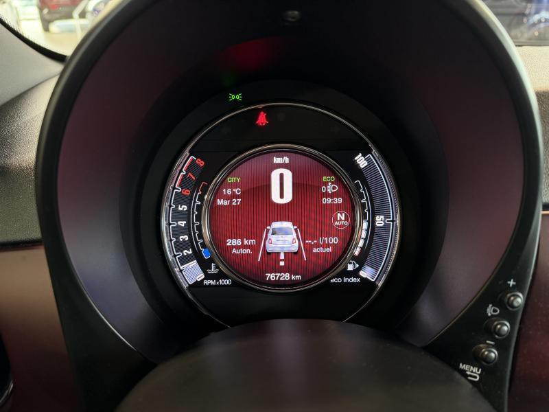 Occasion FIAT 500 Lounge - TOIT PANO 1.2i 2020 BURGUNDY 11990 € à Wavre