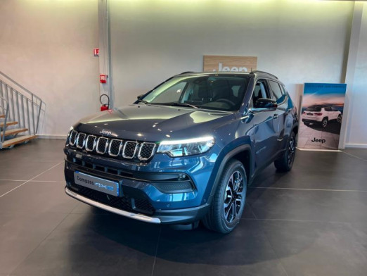 Occasion JEEP Compass 1.3 PHEV T4 190ch Limited 4xe AT6 eAWD 2021 BLUE SHADE 40 639 € à Nancy