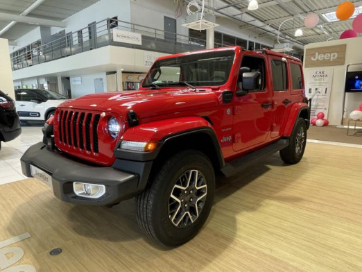 Occasion JEEP Wrangler 2.0 T 380ch 4xe Overland Command-Trac MY23 2023 Firecracker Red 80 990 € à Nancy