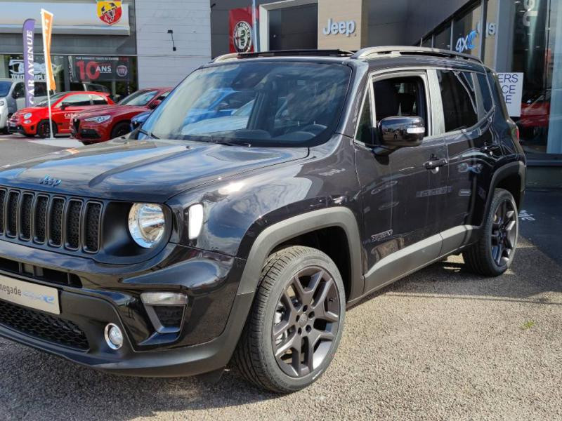 Occasion JEEP Renegade 1.3 GSE T4 240ch 4xe S AT6 MY21 2022 Carbon Black 32990 € à Nancy