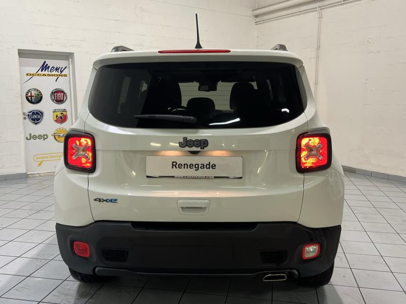 Occasion JEEP Renegade 1.3 GSE T4 190ch 4xe 80th Anniversary AT6 MY21 2022 Alpine White 29490 € à Nancy