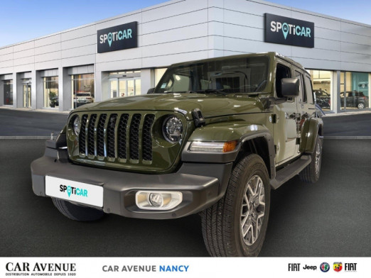 Occasion JEEP Wrangler 2.0 T 380ch 4xe Overland Command-Trac MY23 2022 Sarge Green 76 490 € à Nancy