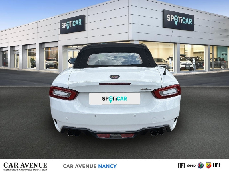 Occasion ABARTH 124 Spider 1.4 MultiAir 170ch Turismo BVA6 2018 Blanc pastel Turini 1975 26490 € à Nancy