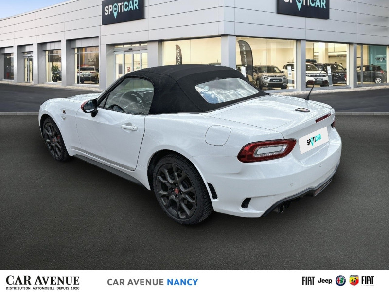 Occasion ABARTH 124 Spider 1.4 MultiAir 170ch Turismo BVA6 2018 Blanc pastel Turini 1975 26490 € à Nancy