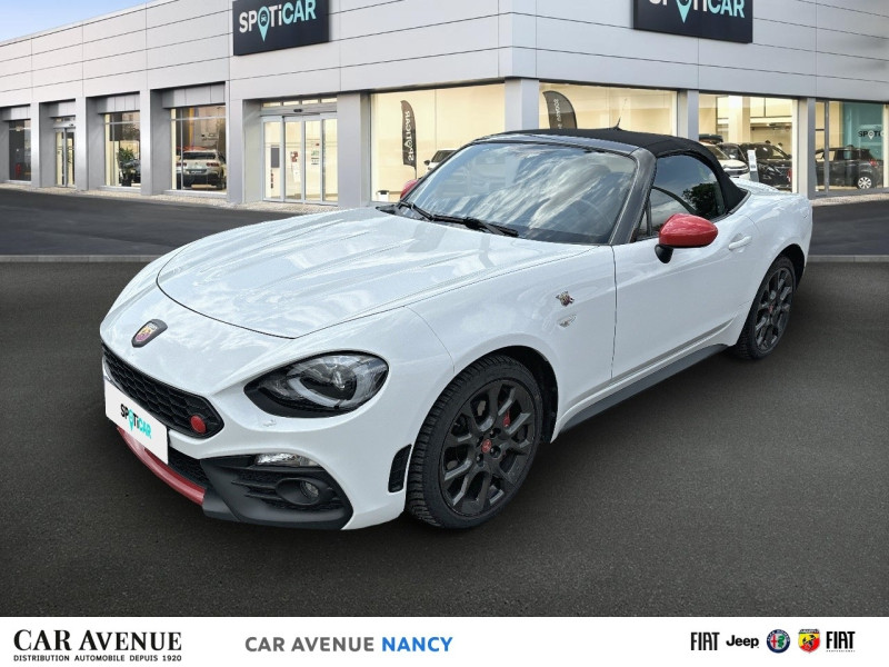 Occasion ABARTH 124 Spider 1.4 MultiAir 170ch Turismo BVA6 2018 Blanc pastel Turini 1975 26490 € à Nancy