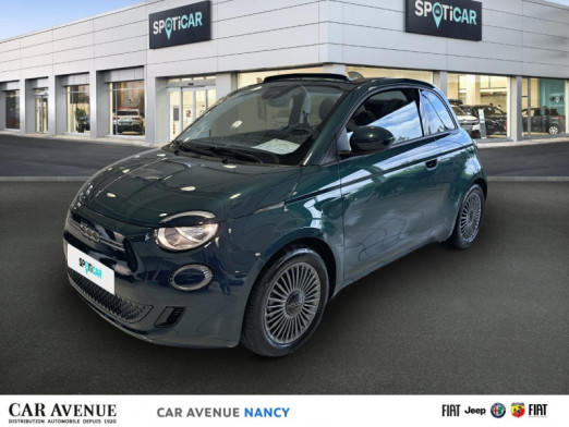 Occasion FIAT 500C e 118ch Icône 2022 Ocean Green métal 25 490 € à Nancy