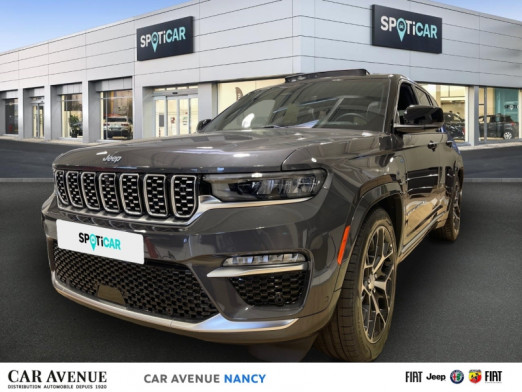 Occasion JEEP Grand Cherokee 2.0 T 380ch 4xe Summit Reserve Quadra-Trac II BVA8 2024 Baltic Grey métallisé + toit noir 89 990 € à Nancy