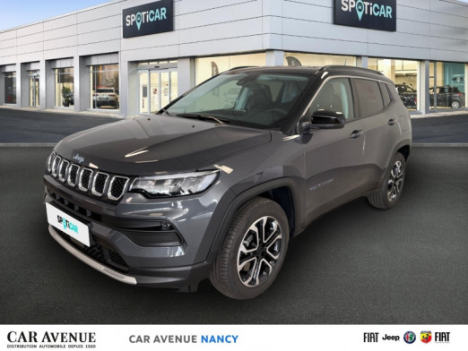 Occasion JEEP Compass 1.3 PHEV T4 240ch 4xe Limited AT6 eAWD 2023 Graphite Gray métallisé+toit noir 35 990 € à Nancy