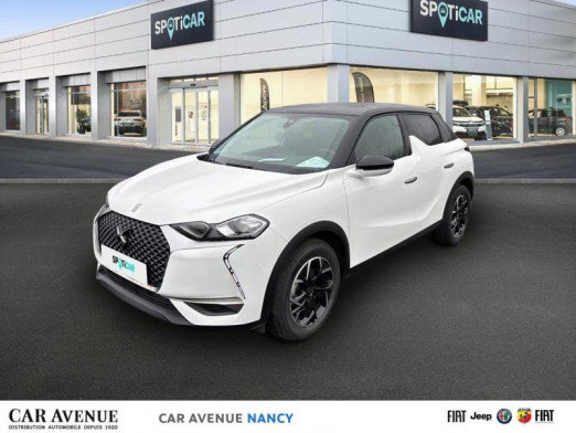 Occasion DS DS 3 Crossback PureTech 130ch So Chic Automatique 7cv 2020 Blanc Perle Nacré - Toit Noir Perla N. 20 290 € à Nancy