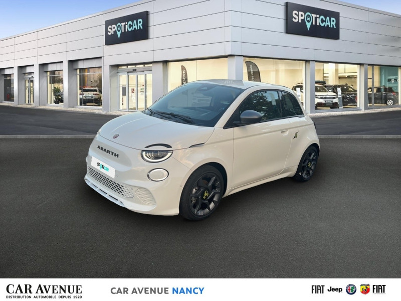 Occasion ABARTH 500 e 155ch Pack ** Bonus écologique particulier de 4000€ déduit ** 2024 Blanc Antidote 31090 € à Nancy