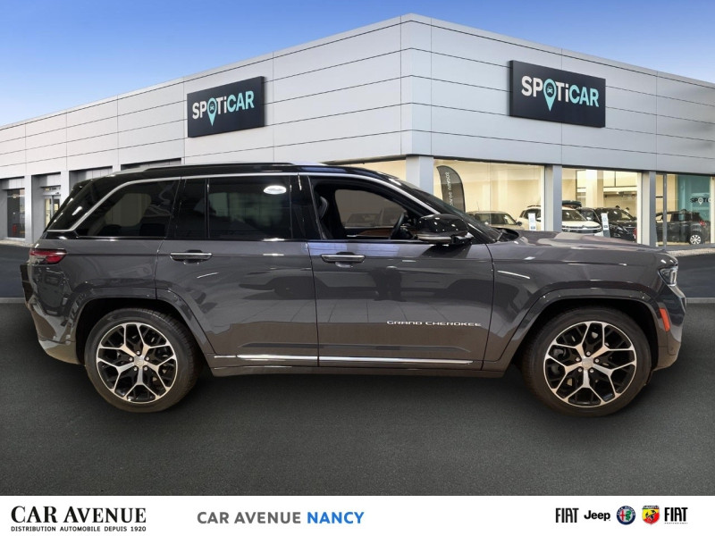Occasion JEEP Grand Cherokee 2.0 T 380ch 4xe Summit Reserve Quadra-Trac II BVA8 2024 Baltic Grey métallisé + toit noir 73890 € à Nancy