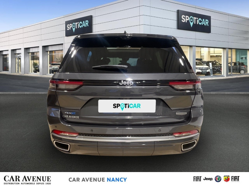 Occasion JEEP Grand Cherokee 2.0 T 380ch 4xe Summit Reserve Quadra-Trac II BVA8 2024 Baltic Grey métallisé + toit noir 73890 € à Nancy
