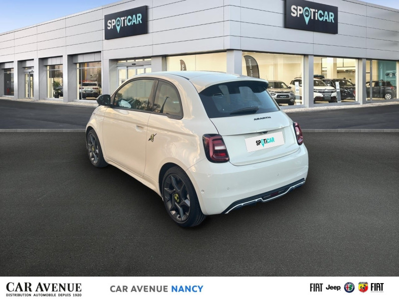 Occasion ABARTH 500 e 155ch Pack ** Bonus écologique particulier de 4000€ déduit ** 2024 Blanc Antidote 31090 € à Nancy