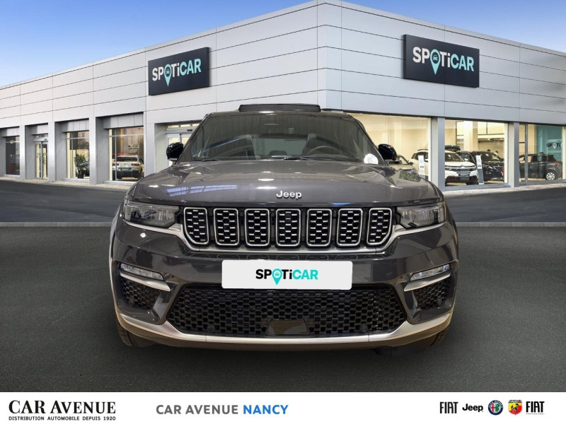 Occasion JEEP Grand Cherokee 2.0 T 380ch 4xe Summit Reserve Quadra-Trac II BVA8 2024 Baltic Grey métallisé + toit noir 73890 € à Nancy