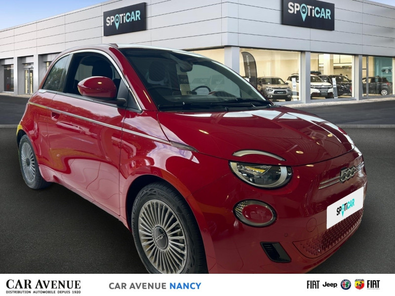 Occasion FIAT 500 e 95ch Pack Confort & Style MY23 ** Bonus écologique particulier de 4000€ déduit ** 2024 Red by (RED) pastel 24890 € à Nancy