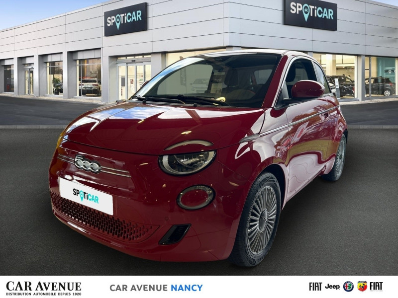 Occasion FIAT 500 e 95ch Pack Confort & Style MY23 ** Bonus écologique particulier de 4000€ déduit ** 2024 Red by (RED) pastel 24890 € à Nancy