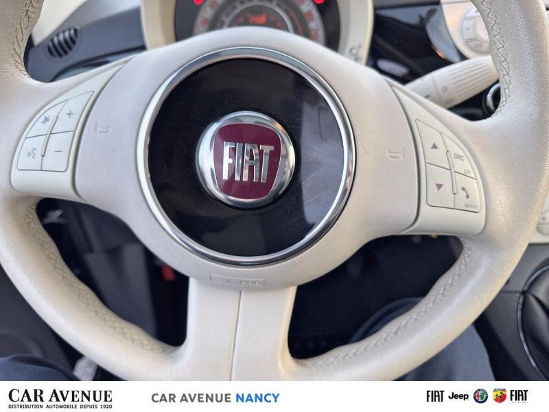 Occasion FIAT 500 1.2 8v 69ch Lounge 2015 Coloris Métal Crossover Black 10290 € à Nancy