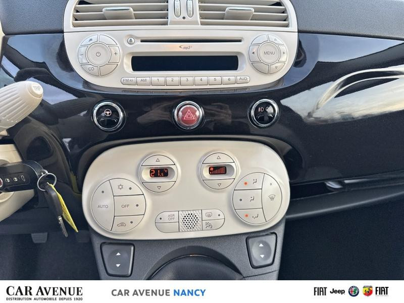 Occasion FIAT 500 1.2 8v 69ch Lounge 2015 Coloris Métal Crossover Black 10290 € à Nancy