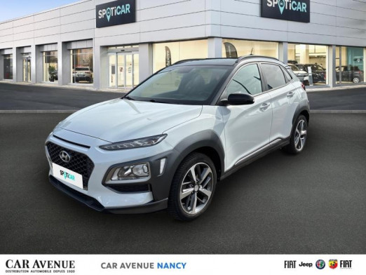 Occasion HYUNDAI Kona 1.0 T-GDi 120ch FAP Executive 2019 Chalk White Métal 12 490 € à Nancy