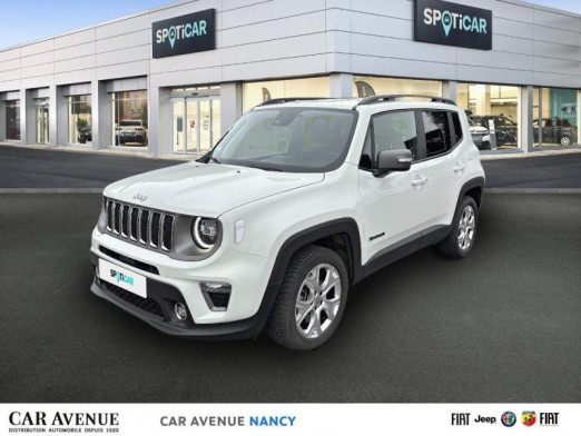 Occasion JEEP Renegade 1.3 GSE T4 190ch 4xe Limited AT6 2021 Alpine White 21 990 € à Nancy
