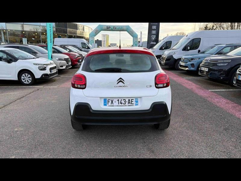 Used CITROEN C3 1.2 PureTech 83ch S&S Shine 2021 Blanc Banquise (O) - Rouge Aden € 10990 in Nancy