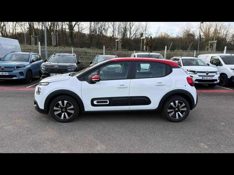 Used CITROEN C3 1.2 PureTech 83ch S&S Shine 2021 Blanc Banquise (O) - Rouge Aden € 10990 in Nancy