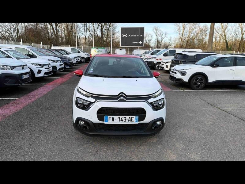 Used CITROEN C3 1.2 PureTech 83ch S&S Shine 2021 Blanc Banquise (O) - Rouge Aden € 10990 in Nancy