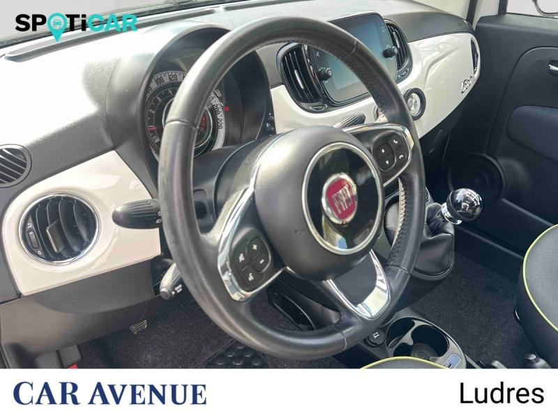 Occasion FIAT 500 1.2 8v 69ch Lounge 2018 Bossa Nova White Pastel 9990 € à Nancy
