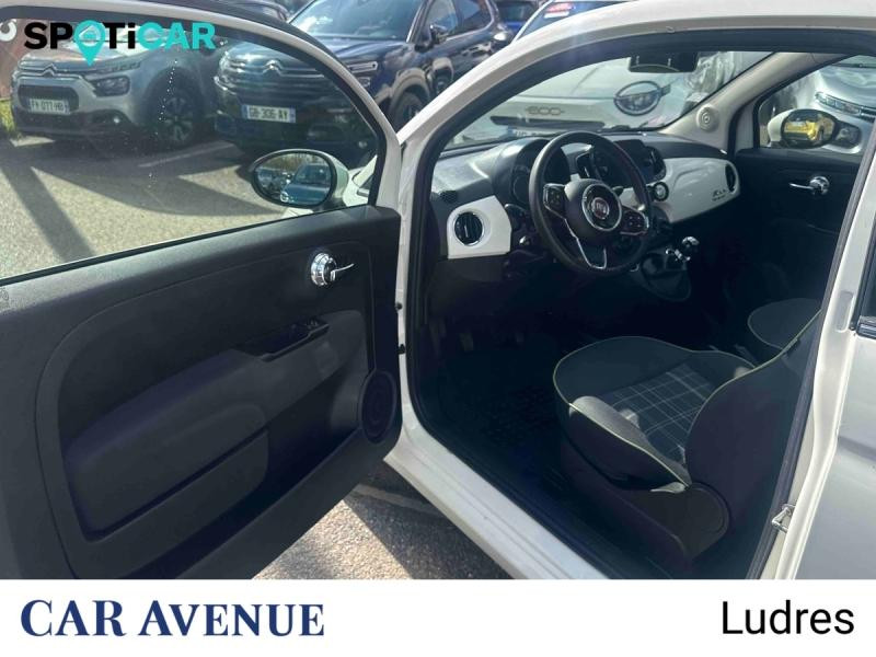 Occasion FIAT 500 1.2 8v 69ch Lounge 2018 Bossa Nova White Pastel 9990 € à Nancy