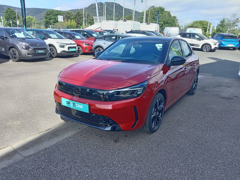 Used OPEL Corsa 1.2 Turbo 100ch GS 2024 Rouge Kardio métallisé/Toit Noir Karbon € 19690 in Saint-Dié-des-Vosges