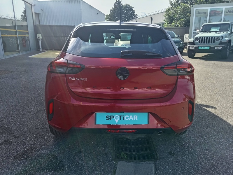 Occasion OPEL Corsa 1.2 Turbo 100ch GS 2024 Rouge Kardio métallisé/Toit Noir Karbon 21390 € à Saint-Dié-des-Vosges