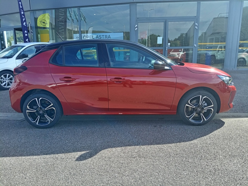 Occasion OPEL Corsa 1.2 Turbo 100ch GS 2024 Rouge Kardio métallisé/Toit Noir Karbon 21390 € à Saint-Dié-des-Vosges