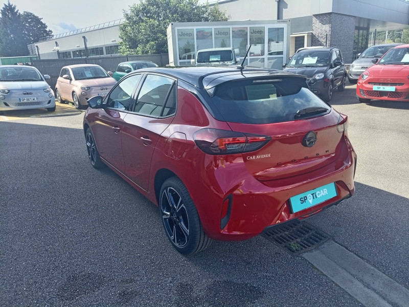 Occasion OPEL Corsa 1.2 Turbo 100ch GS 2024 Rouge Kardio métallisé/Toit Noir Karbon 21390 € à Saint-Dié-des-Vosges