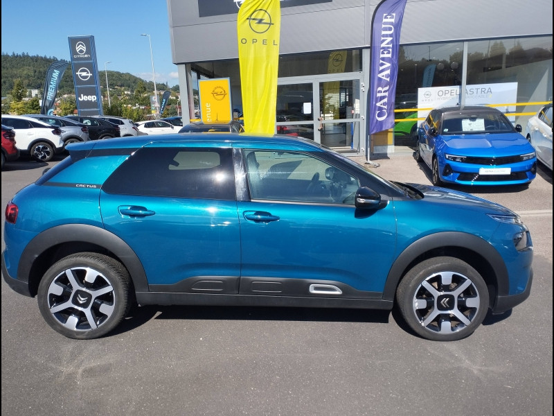 Occasion CITROEN C4 Cactus PureTech 110ch S&S Shine E6.d 6cv 2020 Emeraude Blue (N) 15490 € à Saint-Dié-des-Vosges