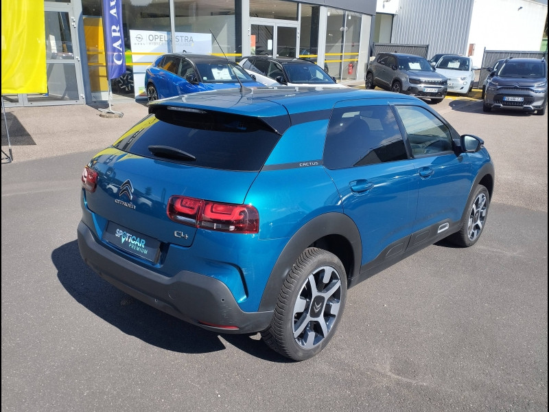 Occasion CITROEN C4 Cactus PureTech 110ch S&S Shine E6.d 6cv 2020 Emeraude Blue (N) 15490 € à Saint-Dié-des-Vosges