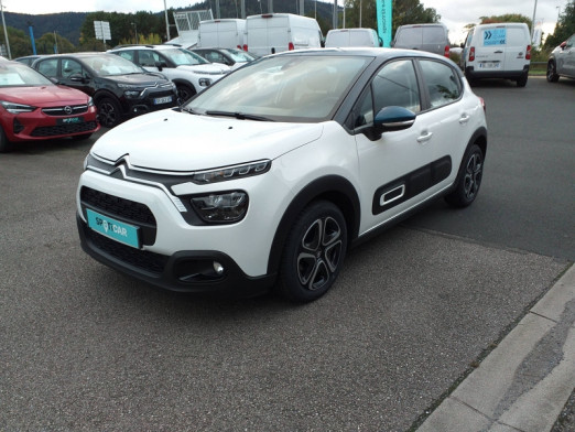 Occasion CITROEN C3 1.2 PureTech 110ch S&S Shine EAT6 2021 Blanc Banquise (O) - Bleu Emeraude 15 290 € à Saint-Dié-des-Vosges