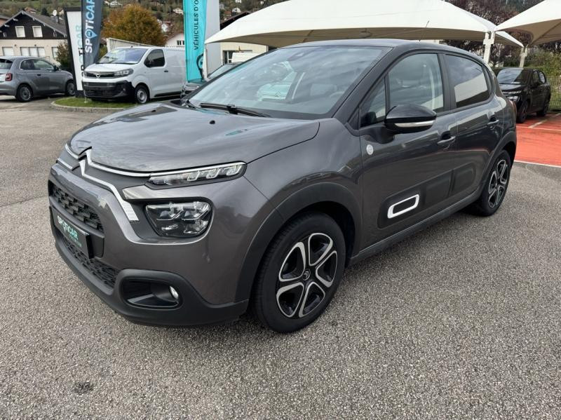 Occasion CITROEN C3 1.2 PureTech 83ch S&S C-Series 123g 2023 Gris Platinium (M) - Noir Perla Nera 14590 € à Saint-Dié-des-Vosges