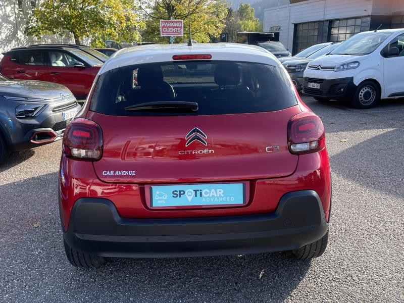 Used CITROEN C3 1.2 PureTech 83ch S&S Feel Pack 2021 Rouge Elixir (S) - Blanc Opale € 11190 in Saint-Dié-des-Vosges